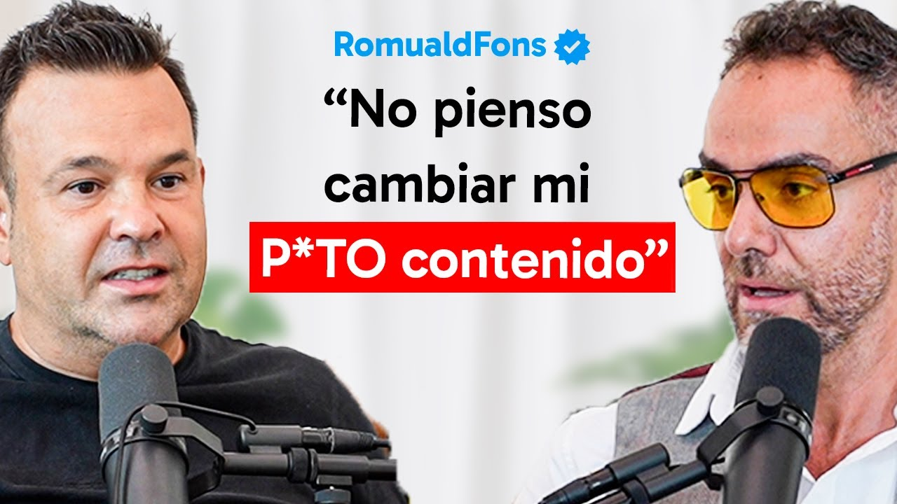 Romuald Fons: "No pienso cambiar mi P*TO contenido"