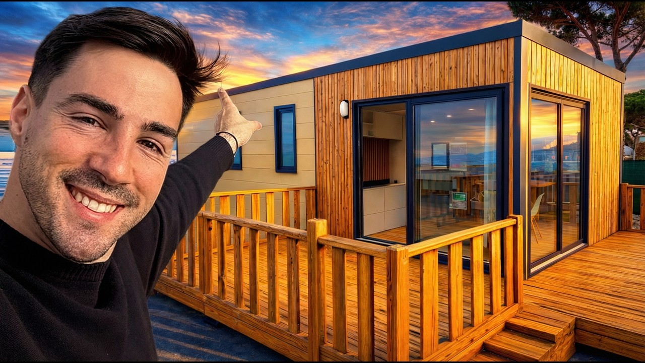 Mobil Home de MADERA con terraza: Un SUEÑO hecho realidad