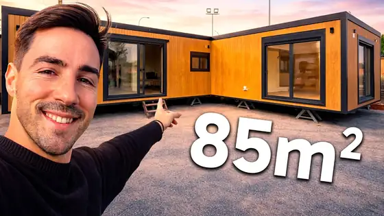 MOBIL HOME de 85m² en forma de "L" (La más INCREIBLE y NUEVA)